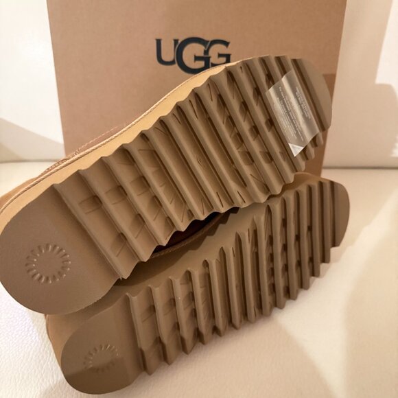 NIB UGGS AUSTRAILA UGG ALINA MINI PLATFORM BOOTS SIZE 8 CHESTNUT - Picture 8 of 12